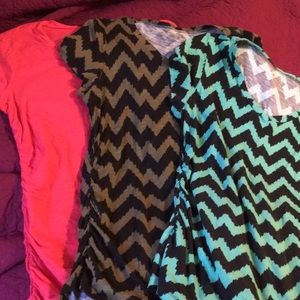 Three xlarge t-shirts.